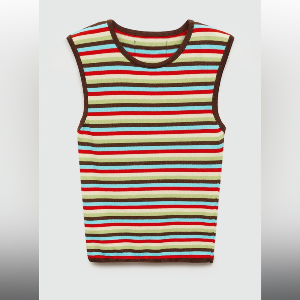 MANGO x Siedres stripe knit shorts and tank set ISO - Picture 5 of 7